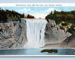 Montmorency Falls Quebec City Que Quebec Canada UNP WB Postcard M5 - $2.92