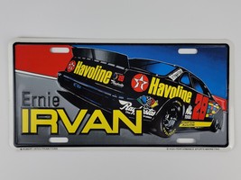 Vintage 1990 Ernie Irvan #28 Havoline Nascar Metal License Plate Very Good Cond - £14.00 GBP