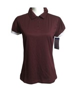 RUSSELL Athletic Women&#39;s Dri Power Active Polo Shirt Size S Red Maroon NEW - $40.41 CAD