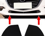 Pktnka car front lower bumper tow hook eye cover grille caps for mazda 3 2016 2017 thumb155 crop