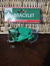 Green Christmas Bells Bracelet - £10.18 GBP