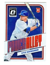 2016 Donruss Optic Power Alley #PA8 Kyle Schwarber RC Rookie Card Chicago Cubs - £1.11 GBP