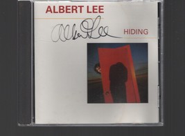 Hiding SIGNED / Albert Lee / CD / NOT Personalized! / 1ST Class Shipping / 1990 - £37.93 GBP
