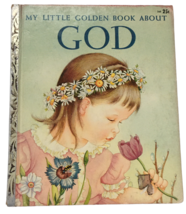 My Little Golden Book about God Vintage Childrens First Edition A Christian Kids - £10.21 GBP