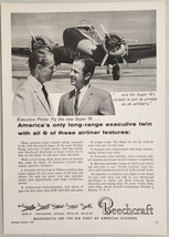 1959 Print Ad Beechcraft Super 18 Airplanes Long-Range Executive Wichita,Kansas - $20.44