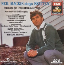Neil Mackie sings Britten Serenade Tenor, Horn &amp; Strings (CD 1988 EMI) VG++ 9/10 - £6.49 GBP