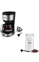 Gevi 4-Cup Coffee Maker with Small Drip and Electric Coffee Grinder bundle - $808.72 MXN