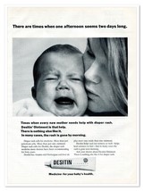 Desitin Ointment Baby&#39;s Diaper Rash Medicine Vintage 1968 Full-Page Maga... - £7.63 GBP