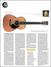 The Reissued 1930 Martin 000-45 acoustic guitar review article with specs - £3.17 GBP