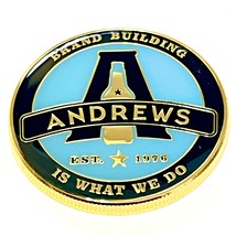 Andrews Brand Building Commemorative Challenge Coin - &#39;Is What We Do&#39; Es... - £12.91 GBP