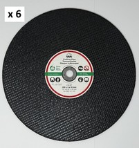 6x Cutting Disc 14&quot; x 5/32&quot; x 20mm (350 x 4 x 20 mm) Stone, Max RPM 5500... - $41.98