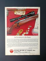 1977 Sturm, Ruger &amp; Company Ruger M-77 Rifle Full Page Original Ad - $6.64
