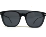 Carrera Eyeglasses Frames 2023T/CS 80799 Black Square w Clip On Lenses 4... - $88.73