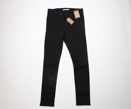 New Levis 311 Womens Size 30 Mid Rise Stretch Shaping Skinny Leg Jeans Black - £46.97 GBP