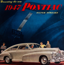 1947 Pontiac Silver Streaks Advertisement Vintage Automobilia Luxury Car... - $29.99