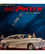 1947 Pontiac Silver Streaks Advertisement Vintage Automobilia Luxury Car... - $570.01 MXN