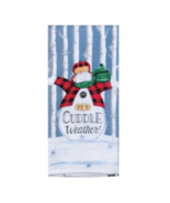 Kaydee designs kitchen towel dual purpose terry Cuddle Weather snowman H... - $167.88 MXN