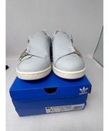 Adidas Stan Smith Buckle Slip On Leather Blue Tint Shoes EE4890 Women&#39;s ... - $29.06