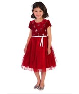 Jona Michelle Girls Boys Dress Bolero Jacket Red Christmas Short Sleeve ... - $829.78 MXN