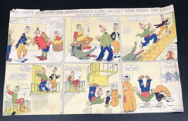 1905 Happy Hooligan Montmorency Comic Strip Meet King American Journal Examiner - £25.95 GBP