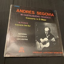 Andres Segovia: Concerto In D Major / Concerto Del Sur Hall Of Fame 12&quot; Lp - £10.10 GBP