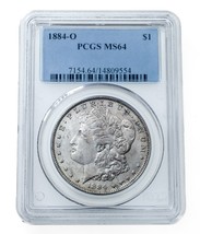 1884-O Silver Morgan Dollar Graded by PCGS as MS-64! Gorgeous - $2,954.18 MXN