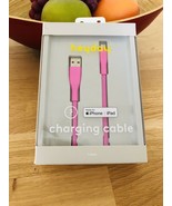 heyday Charging cable, for Apple, 3 ft USB-A to 8 Pin Connector Cable, Pink - $9.54 CAD