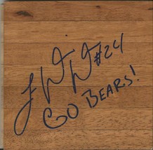 LaceDarius Dunn Signed 6x6 Floorboard Baylor Go Bears Inscription - £19.75 GBP