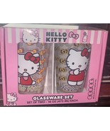 Hello Kitty 2 Piece Glassware Set 16oz (473ML) - $373.95 MXN