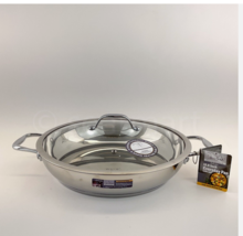 David Burke Splendor 12.5&quot; Everyday Pan With Glass Lid New - $59.35