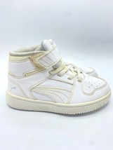 PUMA Unisex Toddler Kids Rebound LayUp Hook &amp; Loop Shoes Sneakers Size 11C Used - £15.17 GBP