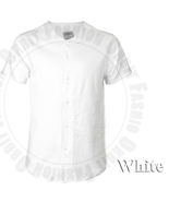 T Shirts Baseball Jersey Uniform Plain Short Sleeve Button Team Sports W... - £20.74 GBP