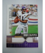 2004 Upper Deck UD Game Jersey Daunte Culpepper Card Minnesota Vikings DC-GJ - $4.99