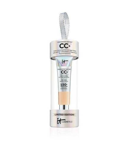 IT Cosmetics CC+ Color Correcting Full Coverage CREAM SPF 50 LIGHT .40oz NeW BoX - $22.50