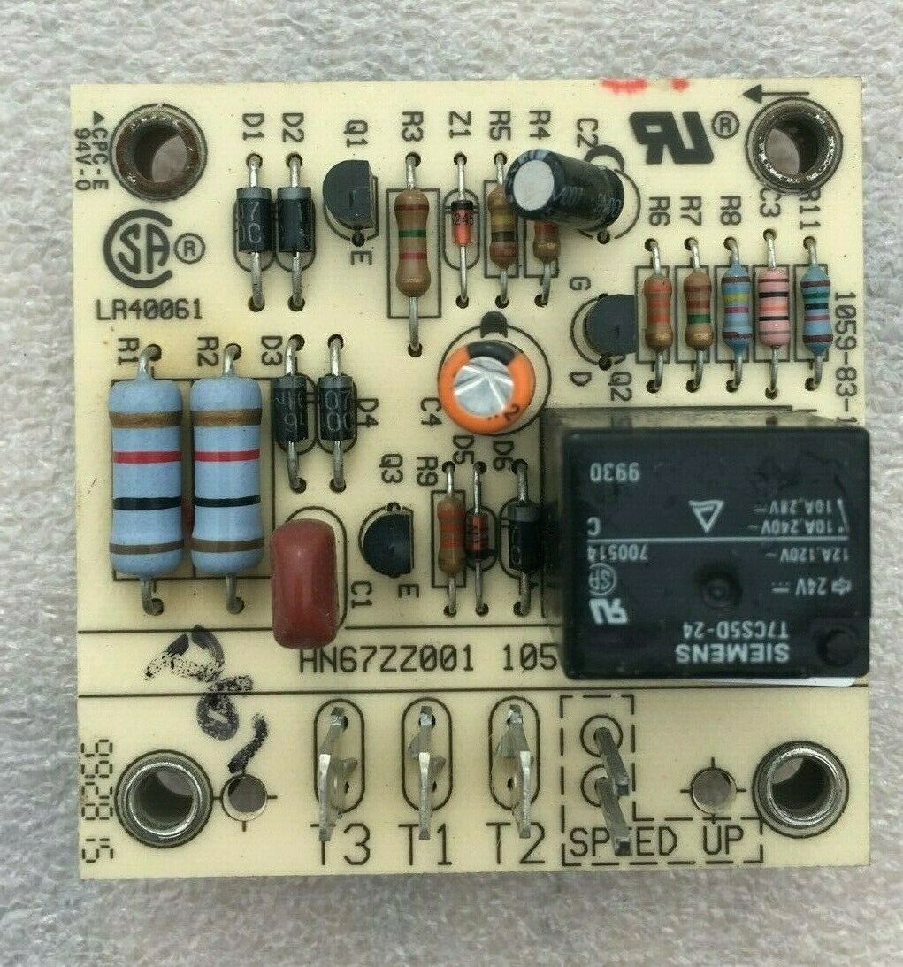 Carrier HN67ZZ001 1059-83-12A LR40061 1059-10 Time Delay Relay used # P6... - $17.77