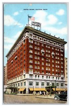 Hotel Miami Dayton Ohio OH Linen Postcard R16 - £2.32 GBP