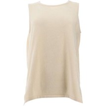 WynneLayers Women&#39;s Basic Stylish Chenille Crew-Neck Tank (ECRU, XXS) 770802 - $16.55