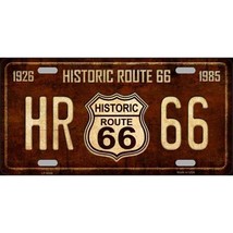 Historic Route 66 Vintage Metal Novelty License Plate - £5.85 GBP