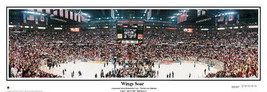 NHL Detroit Red Wings 2002 Stanley Cup Final Wings Soar Panoramic Poster... - $49.95+