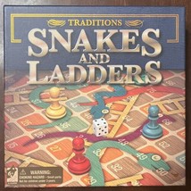 Traditions Snakes And Ladders -a Chutes &amp; Ladders Game By Cardinal Excellent Cnd - £7.79 GBP