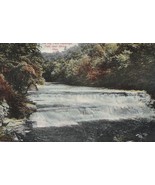 Post Card Cuyahoga River THE BIG FALLS in Cuyahoga Falls, OH unposted 1909 - £4.08 GBP