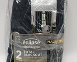 Eclipse Total Blackout Curtain Panels OSCAR Navy 52 x 84 Inch Magnetic (... - £25.71 GBP