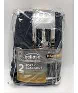 Eclipse Total Blackout Curtain Panels OSCAR Navy 52 x 84 Inch Magnetic (... - £25.32 GBP