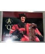 1994 Skybox Star Trek Next Generation Season 1 SP5 Q &quot;Q&quot; Embossed Klingon - $90.96 MXN
