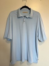 Tommy Bahama Polo Shirt Mens Size XL Light Blue Collared Short Sleeve - £19.55 GBP