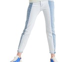 Dex Women&#39;s Two Toned Hi-Rise Slim Fit Jeans Size 31 (US 12) Sky Blue NWT - £30.60 GBP