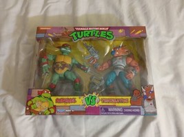 Playmates - Teenage Mutant Ninja Turtles - Raphael vs Triceraton Action ... - $46.74