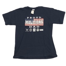 Proud Military Dad All Branches T Shirt New With Tags Men&#39;s Size Large - £15.41 GBP