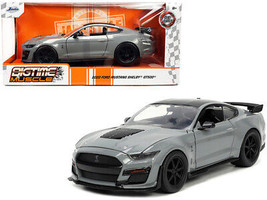 2020 Ford Mustang Shelby GT500 Gray w Black Top Bigtime Muscle Series 1/24 Dieca - £28.46 GBP