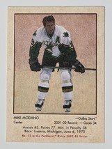 2002 - 2003 Mike Modano Parkhurst Nhl Hockey Card # 12 Vintage Sports Retro - £3.13 GBP